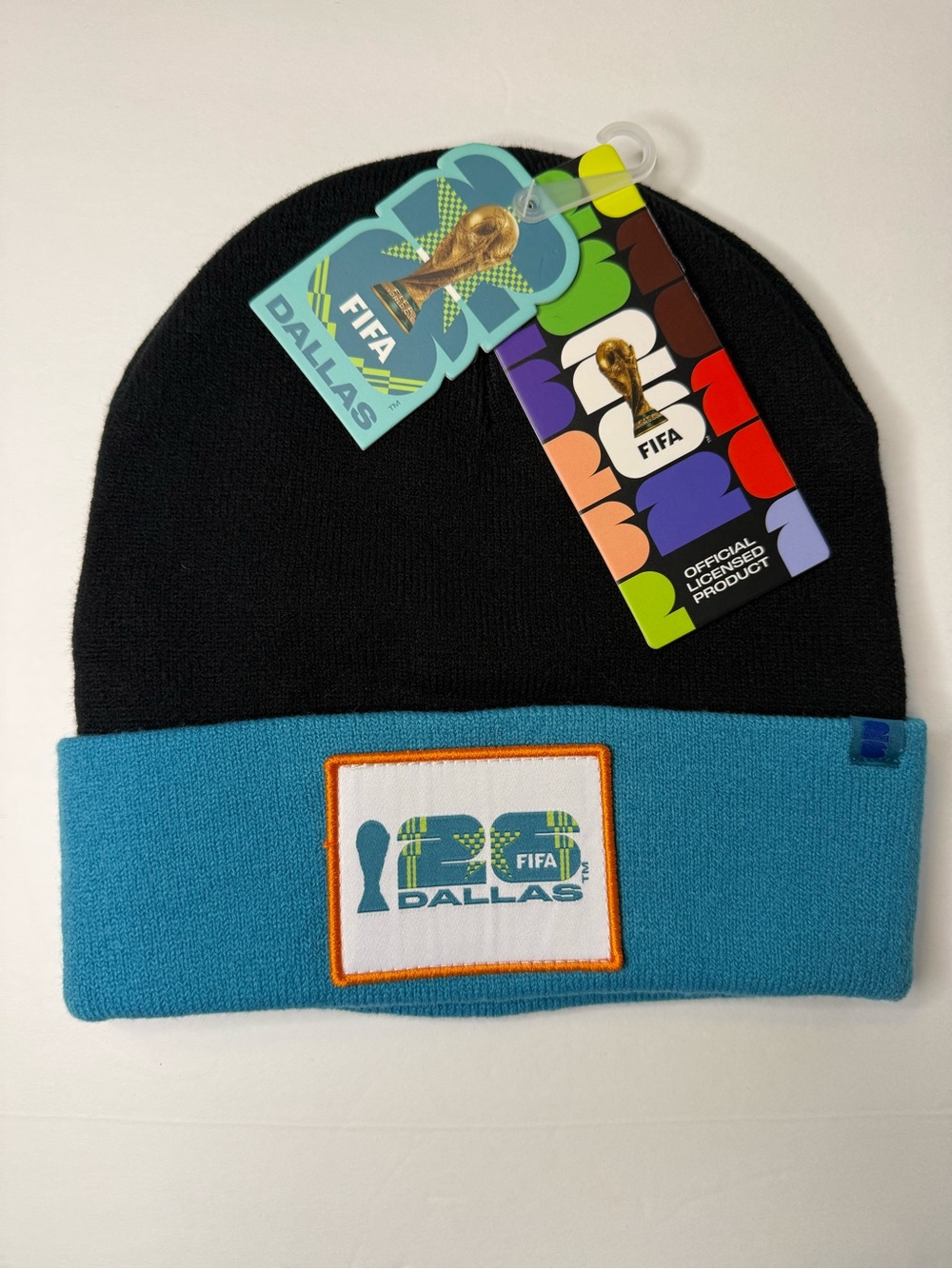 FIFA 2026 World Cup PB1 Dallas Patch Beanie  Teal/ Blk